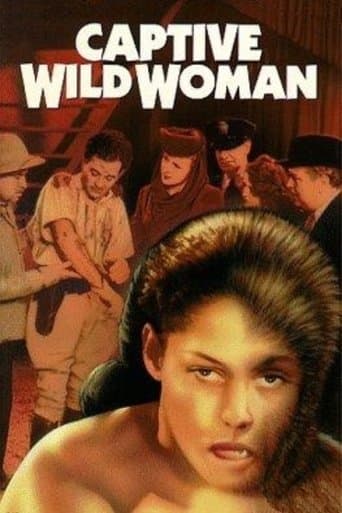 Movie poster for Captive Wild Woman