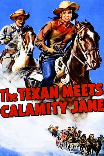 Movie poster for The Texan Meets Calamity Jane