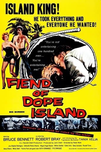 Movie poster for Fiend of Dope Island