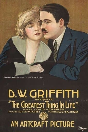 Movie poster for The Greatest Thing in Life