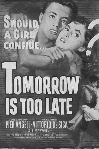 Movie poster for Tomorrow Is Too Late