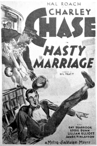 Movie poster for Hasty Marriage