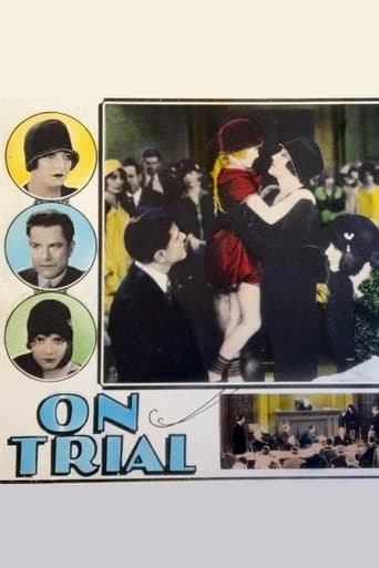 Movie poster for On Trial