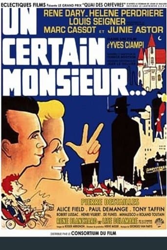 Movie poster for A Certain Mister