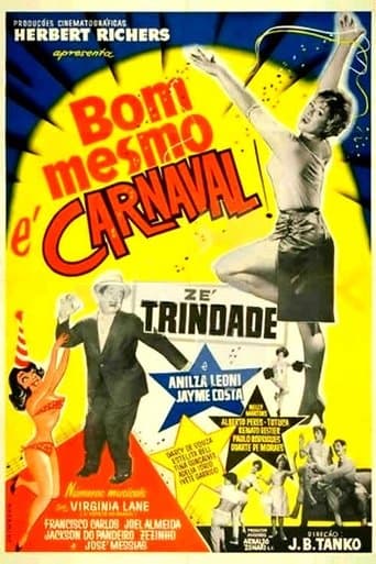 Movie poster for Bom Mesmo É Carnaval