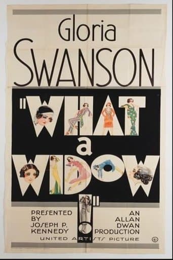 Movie poster for What a Widow!