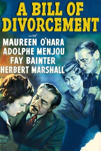 Movie poster for A Bill of Divorcement