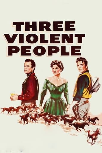 Movie poster for Three Violent People