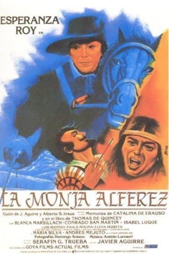 Movie poster for La monja alférez