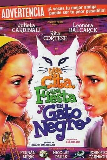 Movie poster for Una cita, una fiesta y un gato negro