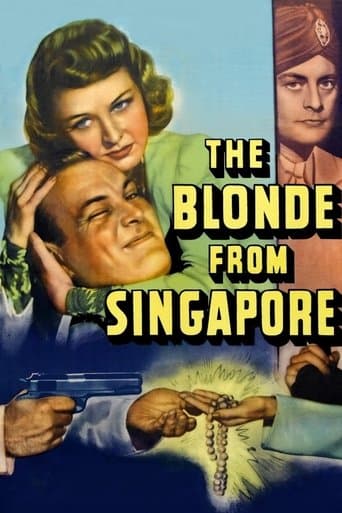 Movie poster for The Blonde from Singapore
