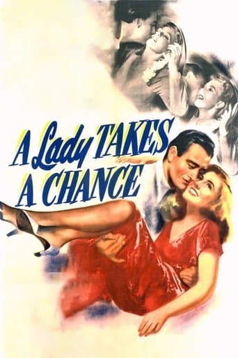 Movie poster for A Lady Takes a Chance
