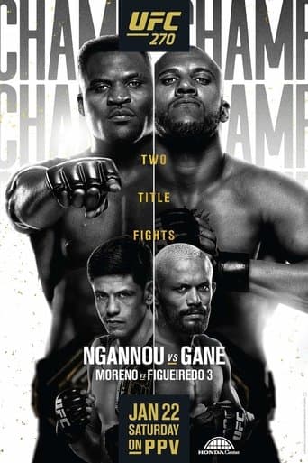 Movie poster for UFC 270: Ngannou vs. Gane