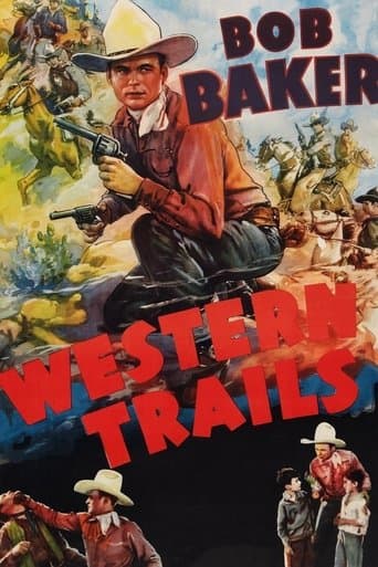 Movie poster for Western Trails