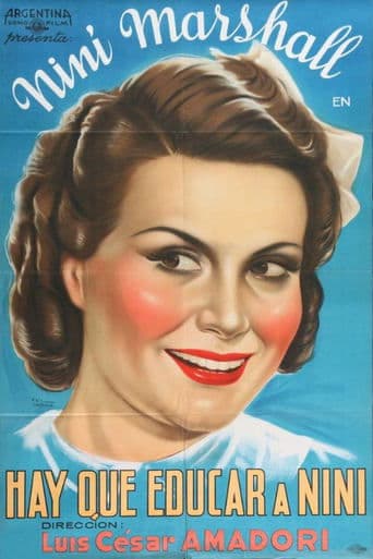 Movie poster for Hay que educar a Niní