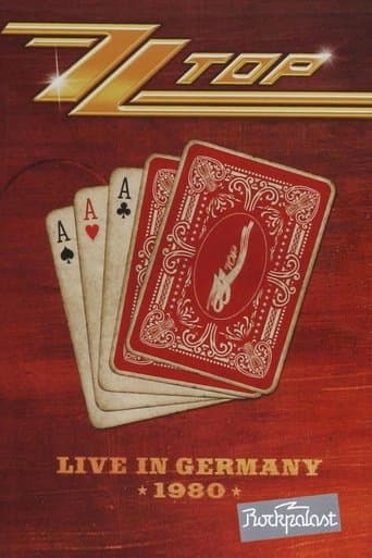 Movie poster for ZZ Top: Live in Germany 1980
