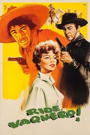 Movie poster for Ride, Vaquero!
