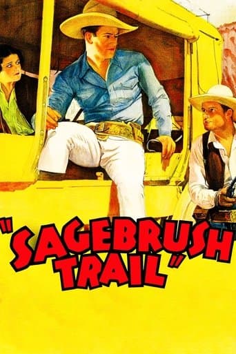 Movie poster for Sagebrush Trail