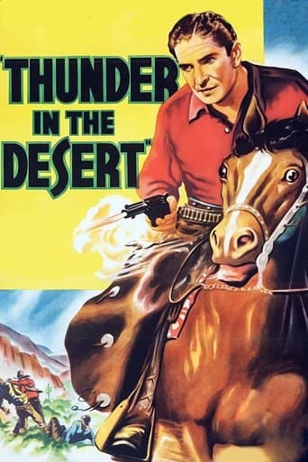 Movie poster for Thunder in the Desert