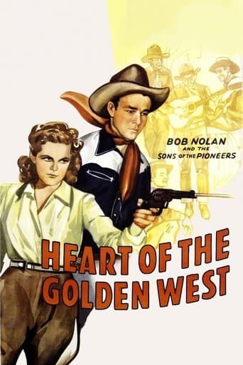 Movie poster for Heart of the Golden West