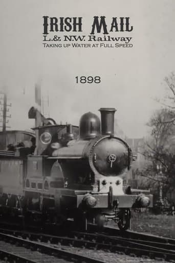 Movie poster for Irish Mail – L.& N.W. Railway – Taking up Water at Full Speed
