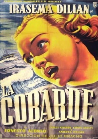 Movie poster for La cobarde