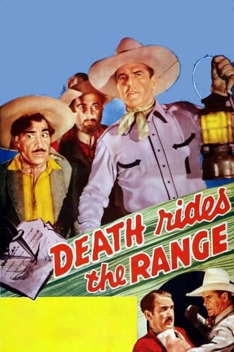 Movie poster for Death Rides the Range