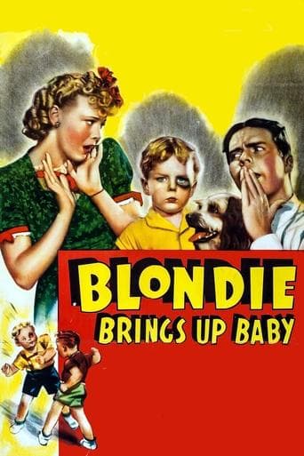 Movie poster for Blondie Brings Up Baby