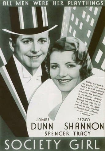 Movie poster for Society Girl