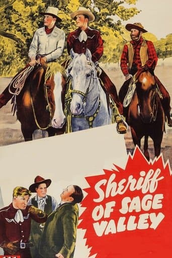 Movie poster for Sheriff of Sage Valley