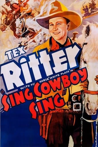 Movie poster for Sing Cowboy Sing