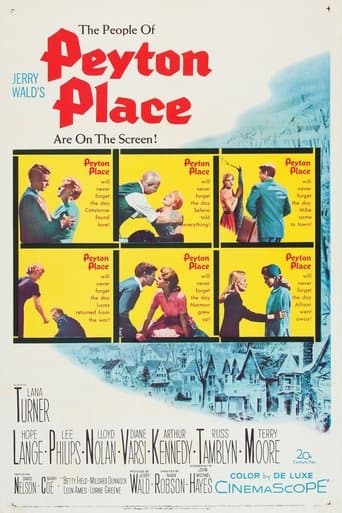 Movie poster for Peyton Place