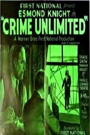 Movie poster for Crime Unlimited
