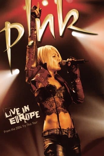 Movie poster for P!NK: Live In Europe