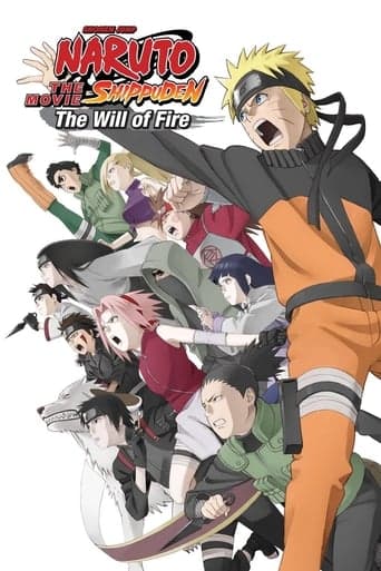 Movie poster for Naruto Shippuden the Movie: The Will of Fire