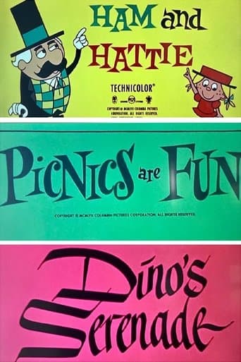 Movie poster for Picnics Are Fun and Dino's Serenade