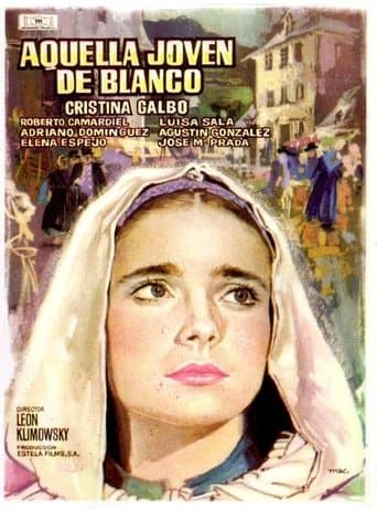 Movie poster for Aquella joven de blanco