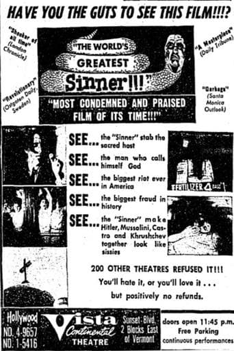 Movie poster for The World's Greatest Sinner