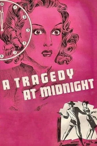 Movie poster for A Tragedy at Midnight