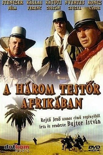 Movie poster for A három testőr Afrikában
