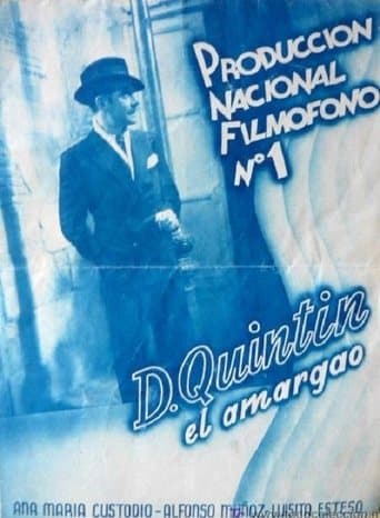 Movie poster for Don Quintín, el amargao