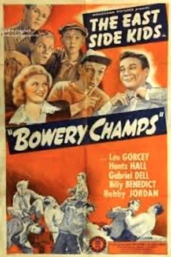 Movie poster for Bowery Champs