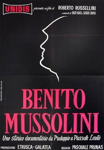 Movie poster for Benito Mussolini