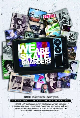 Movie poster for We Are Skateboarders