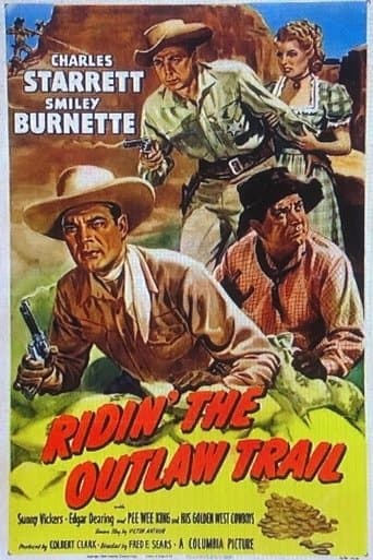 Movie poster for Ridin' the Outlaw Trail