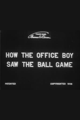 Movie poster for How the Office Boy Saw the Ball Game