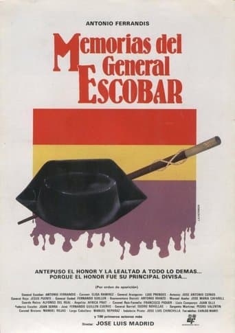 Movie poster for Memorias del general Escobar