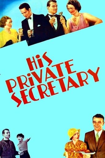 Movie poster for His Private Secretary