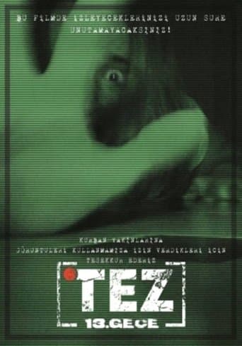 Movie poster for Tez 13. Gece