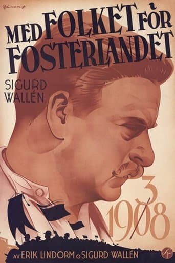 Movie poster for Med folket för fosterlandet